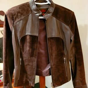 NWOT - Petite - Danier leather,suede jacket